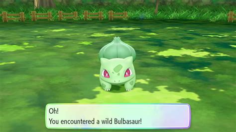 pokemon let's go bulbasaur